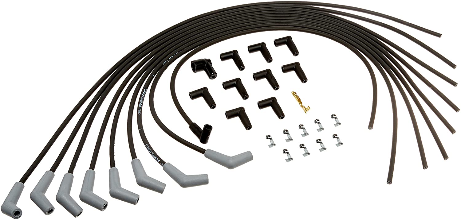 Ford Racing M12259M302 9mm Black Universal Spark Plug Wire Set