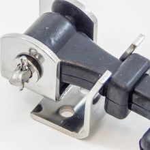 4 Piece Kit Rubber T Handle Latch Catch Hold-Down 2.5 Inch Mini Easy Grip Draw Stainless Steel Brackets Hardware Replacement 2 1/2 Compartment Trailer Tool Box RV Battery Box Tiedown Rust Free