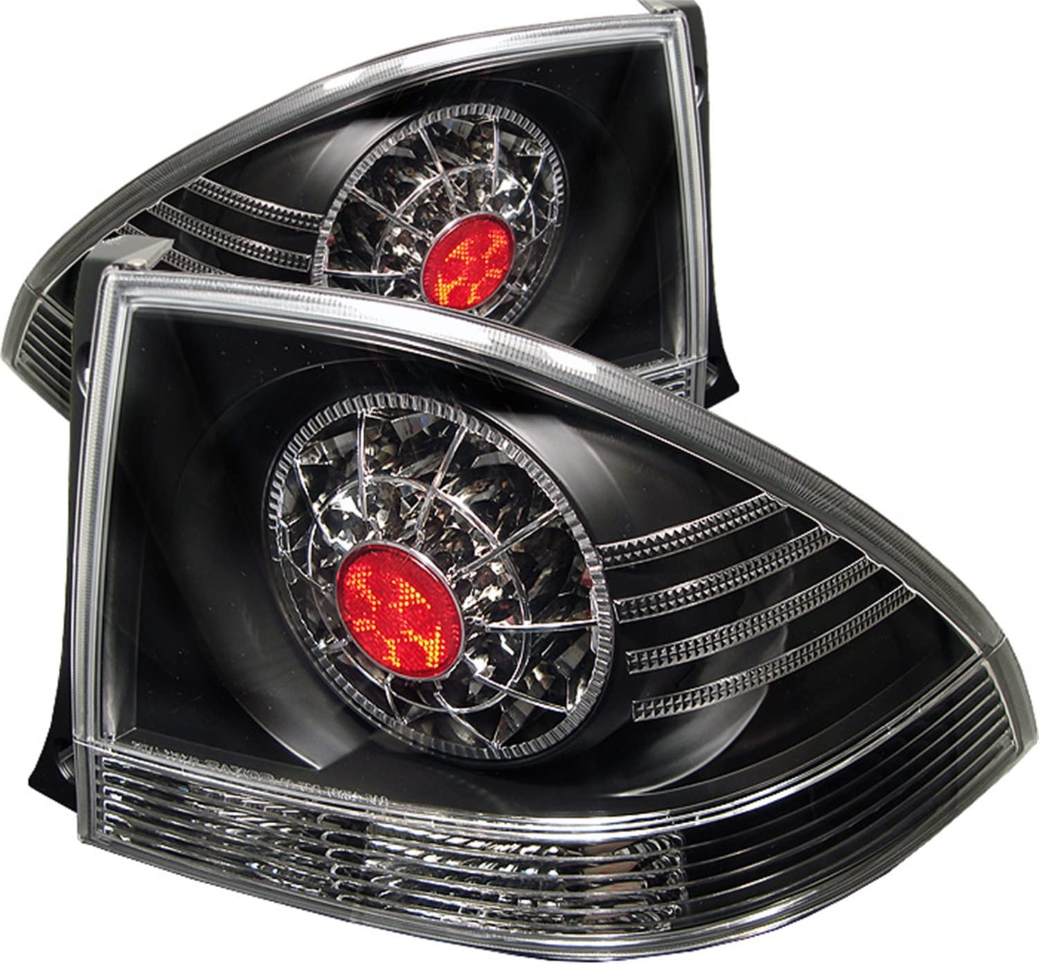 Spyder Auto 5005809 LED Tail Lights Black/Clear
