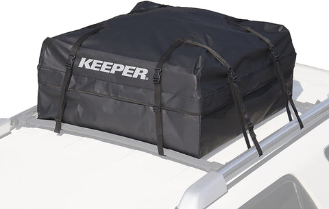 KEEPER 07202 Black Waterproof Rooftop Cargo Bag (11 Cubic Feet)