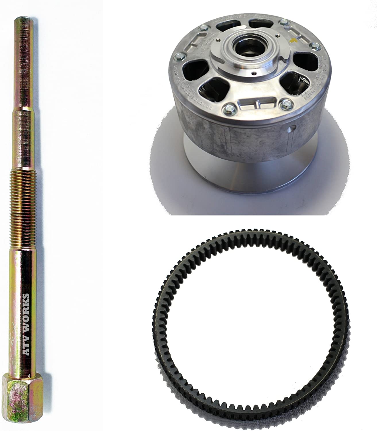 KAWASAKI Mule 2510 Diesel 2000-2002/3010 4x4 Diesel 2003 Primary Drive Converter NEW OEM 49093-1068 w/a Drive Belt & Puller Tool
