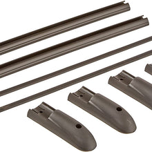 Perrycraft DynaSport DSXX35-B Black 35" Drill-in Installation Roof Rail