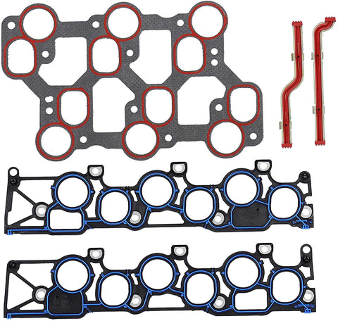 DNJ IG4120A Intake Gasket for 1998-2004 / Ford/E-150 Econoline, E-150 Econoline Club Wagon, E-250 Econoline, F-150, Mustang / 3.8L, 4.2L / OHV / V6 / 12V / 232cid, 256cid