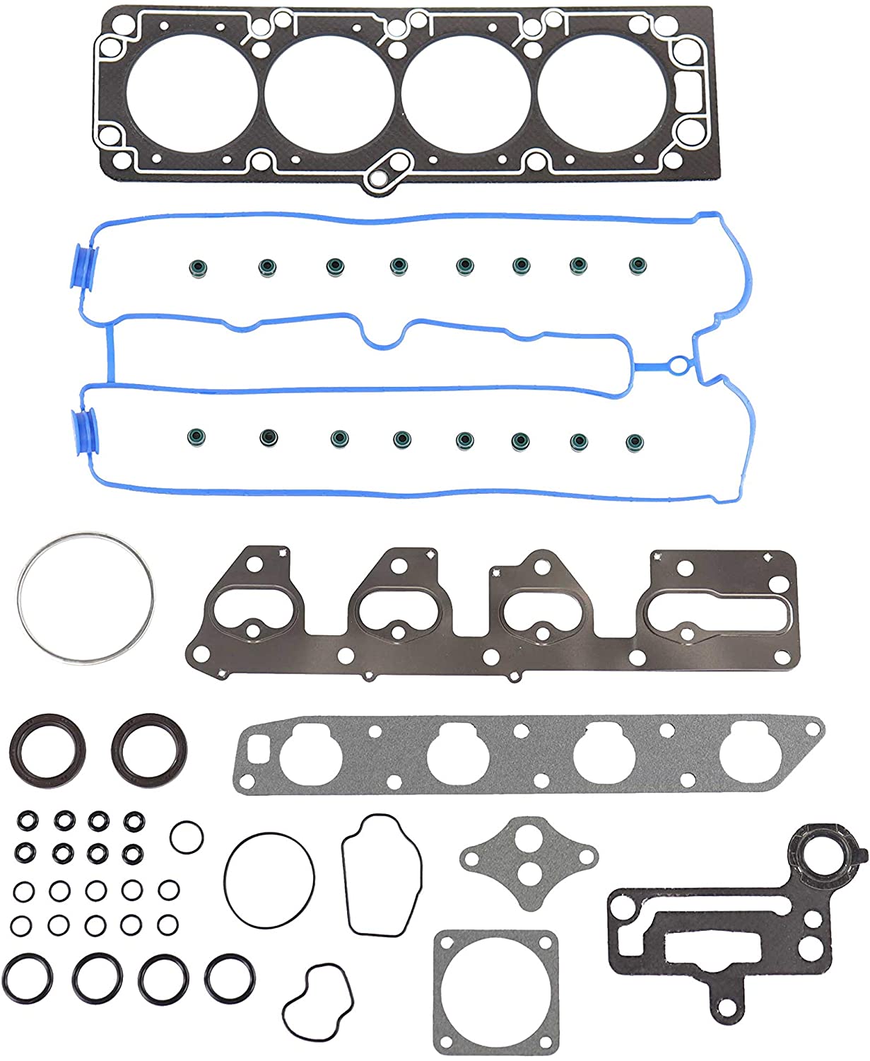 DNJ HGS540 Graphite Head Gasket Set for 2006-2008 / Suzuki/Forenza, Reno / 2.0L / DOHC / L4 / 16V / 122cid, 1998cc, 2000cc