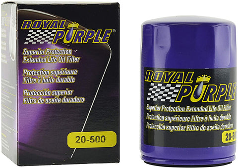 Royal Purple Extended Life Premium Oil Filter 20-500, Engine Oil Filter for Buick, Cadillac, Chevrolet, and GMC