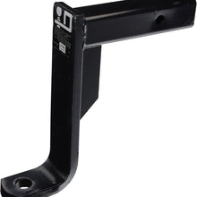 Draw-Tite 2706 9" Ball Mount (1" Ball Hole/9-3/4" Rise/11" Drop), Black