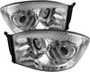 Spyder 5010001 Dodge Ram 1500 06-08 / Ram 2500/3500 06-09 Projector Headlights - LED Halo - LED (Replaceable LEDs) - Black - High H1 (Included) - Low H1 (Included)