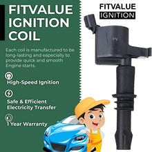 High Power Straight Ignition Coil Pack of 8. Easy Fitting Parts With Most Ford 150, 250, 350, 450, 550, Expedition, Explorer, Mustang, Lincoln Navigator, Mark LT, Mercury Mountaineer (Pack of 8)