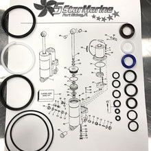 FiveStar Marine Rebuild KIT!! Evinrude Johnson Trim Tilt 25 35 40 48 50 HP 1989-2004 435567 435894 435903 0435567 FSM013