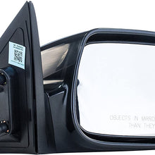 Right Passenger Side Mirror for Toyota Camry (USA Built) (2007 2008 2009 2010) Unpainted Non-Heated Non-Folding Door Outside Rear View Replacement Mirror - TO1321215