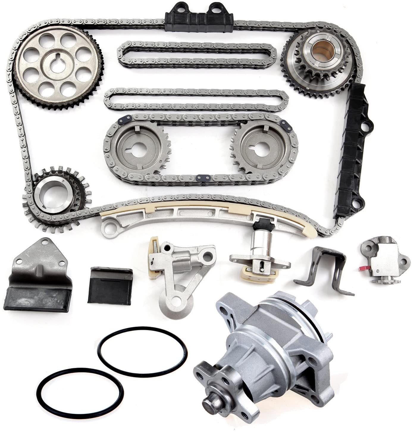 SCITOO Timing Chain Water Pump Kit fits for 2001 2004 WPSK010 TK8010