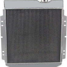 CoolingCare 3 Row Aluminum Radiator+ Shroud w/Fan(14 Inch) for Ford Mustang 65-66/ Mercury Comet 1961-65
