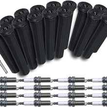 APDTY 133853 Spark Plug & Ignition Coil Rubber Boot Tune Up Kit Fits 5.7L Hemi Engine On 2006-2008 Dodge Ram 1500 2500 3500 Pickup (2006-2008 5.7L Hemi Engine Only; Replaces 68303913AA, SPRE14MCC4)