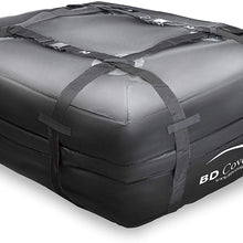 BD Covers Cargo Roof Carrier 100% Waterproof Storage Travel Bag Easy to Install 15 Cubic Feet