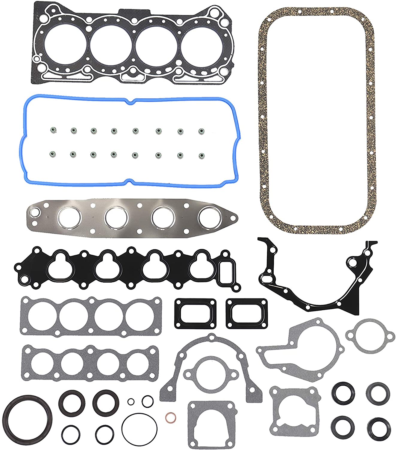 DNJ FGS5030 Graphite Full Gasket Sealing Set/For 1992-2001/ Chevrolet, Geo, Suzuki/ 1.6L/ L4/ 16V/ SOHC/ 97cid, 98cid/ G16KV