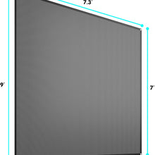 Goplus RV Awning Side Sun Shade, 9’ x 7’ Black Mesh Sunshade Screen with Complete Kits, Motorhome Camping Trailer Canopy, Outdoor Sun Blocker Net Side Shade