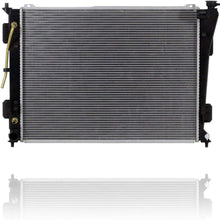Radiator - PACIFIC BEST INC. For/Fit 12-14 Hyundai Azera Automatic Transmission V6 3.3L-Engine - Plastic Tank, Aluminum Core 1-Row - 253103R700