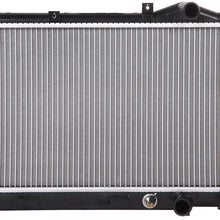 Lynol Cooling System Complete Aluminum Radiator Direct Replacement Compatible With 1995-1999 Chrysler Dodge Plymouth Neon With Air Conditioning Model 4 Cylinder 2.0L
