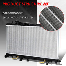 2703 Factory Style Aluminum Radiator Replacement for 02-07 Subaru Impreza/Saab 9-2X 2.5L AT/MT