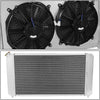 Replacement for Chevy/GMC GMT 325/330 Aluminum 3-Row Bolt-on Cooling Radiator W/Fan Shroud