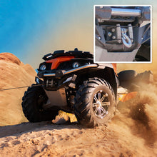 ORCISH 12V 4500LBS Electric Steel Cable ATV Winch Kits for Towing ATV/UTV Off Road Trailer with Wireless Remote Control Mounting Bracket.