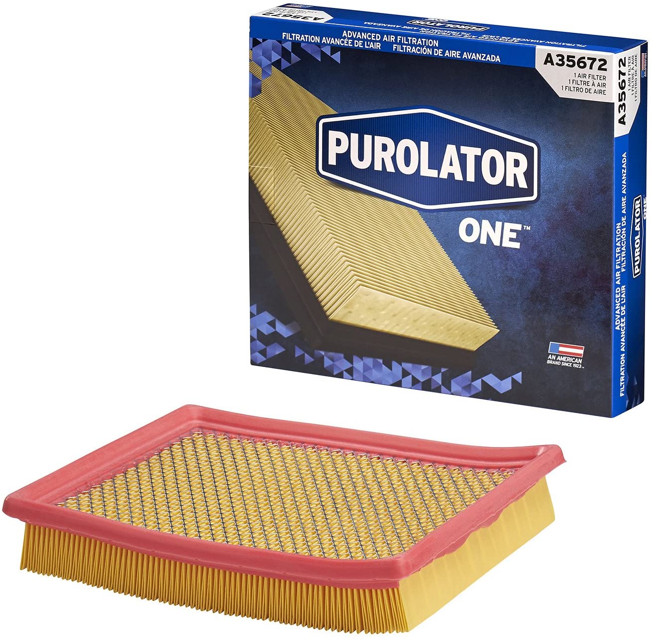 Purolator A35672 PurolatorONE Advanced Air Filter, White, single filter (single filter)