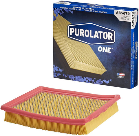 Purolator A35672 PurolatorONE Advanced Air Filter, White, single filter