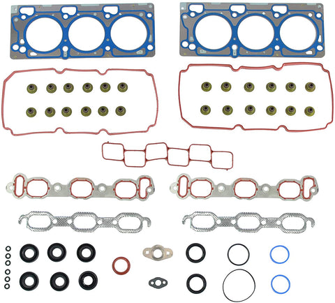 DNJ HGS1151 MLS Head Gasket Set/For 2007-2010/ Chrysler, Dodge/ 300, Avenger, Challenger, Charger, Journey, Magnum, Sebring/ 3.5L/ SOHC/ V6/ 24V/ 215cid/ VIN G, VIN M, VIN V