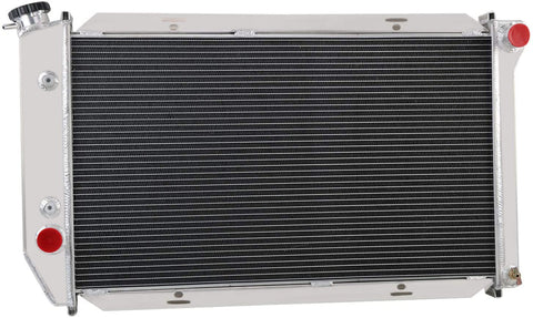 CoolingSky 3 Row All Aluminum Radiator for 1972-1979 Mercury Cougar Mongeto | Ford Ranchero Thunderbird Torino | More L6 V8 Cars