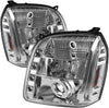 Spyder 5038319 GMC Yukon 07-14 / GMC Yukon Denali 07-14 / GMC Yukon XL 07-14 Projector Headlights - CCFL Halo - LED (Replaceable LEDs) - Chrome - High H1 (Included) - Low H1 (Included) (Chrome)