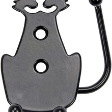 Dorman Hardware 4-2906 Three Hook Rounded Cat Figure