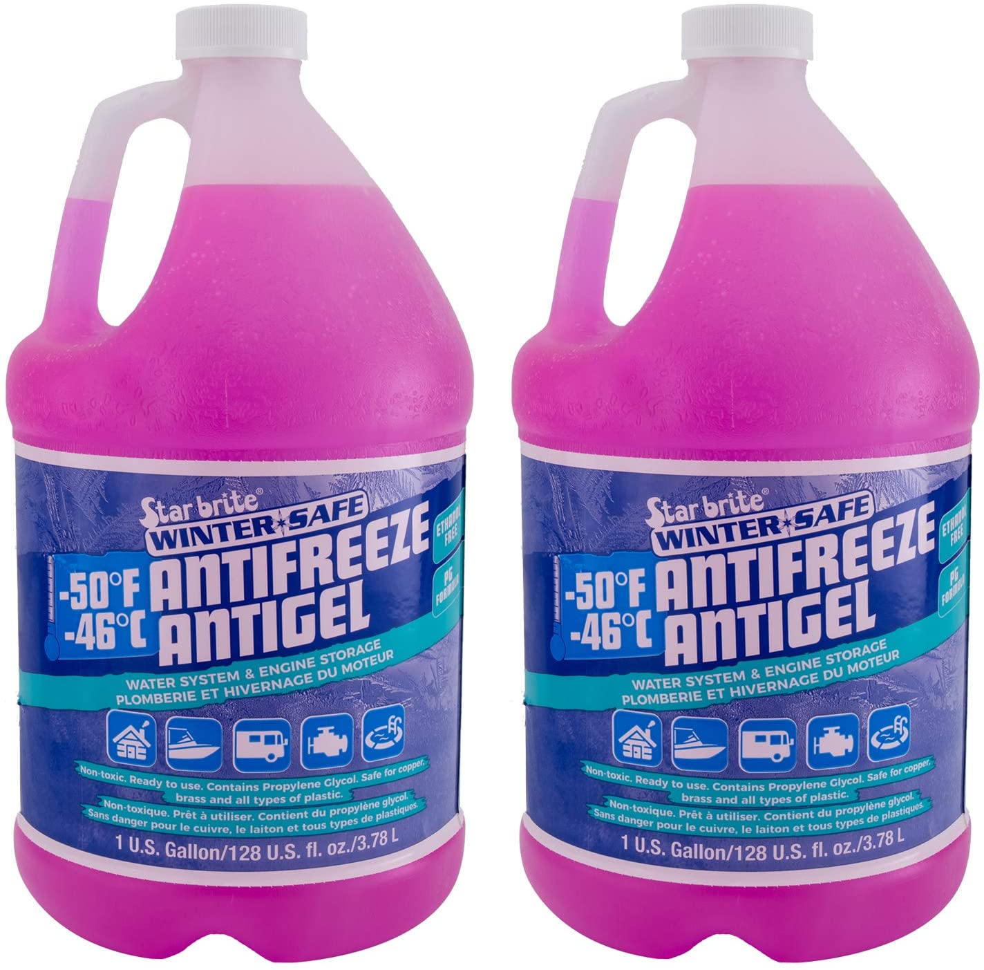 RecPro RV Antifreeze -50°F Protection Non-Toxic (4 Pack)