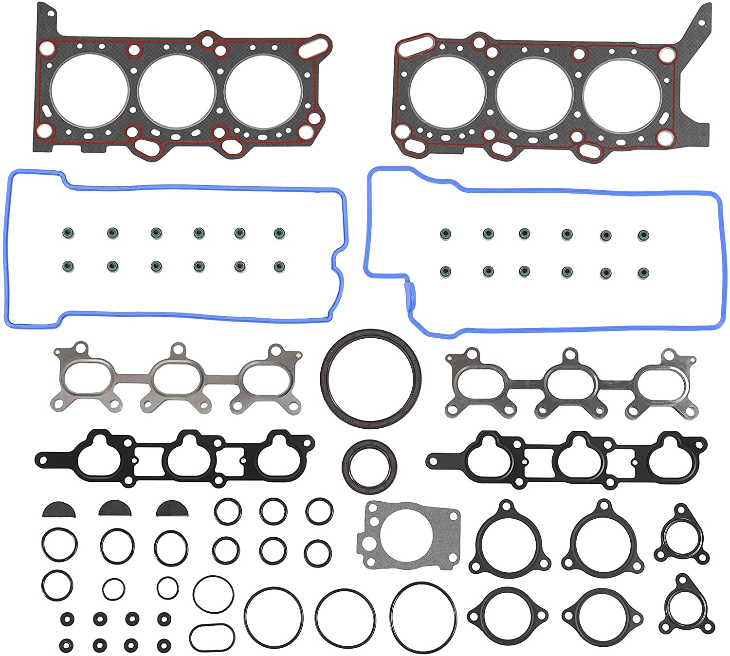 DNJ Full Gasket/Sealing Set FGS5023 For 99-05 Suzuki, Chevrolet/Grand Vitara, Tracker, Vitara 2.5L V6 DOHC Naturally Aspirated designation -