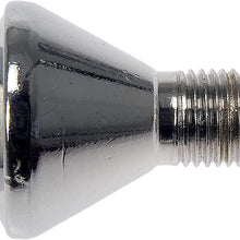 Dorman 611-005 M12-1.25 Wheel Bolt - 19mm Hex, 23mm Thread Length for Select Chrysler/Dodge/Jeep Models - Chrome (OE FIX), 5 Pack