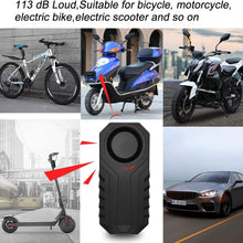 GREENCYCLE 1 Pack Bike Alarm with Remote, Anti-Theft Vibration Security Motion Sensor Alarm for Vehicle Bicycle Electric Tricycle, 113dB Volume and Sensitivity Adjustable,IP55 Waterproof,SOS Function