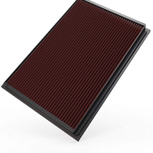K&N Engine Air Filter: High Performance, Premium, Washable, Replacement Filter: Fits 2000-2013 Audi/Seat (A4 Cabriolet, S4, RS4, A4 Quattro Cariolet, A4, A4 Quattro, Exeo) , 33-2209