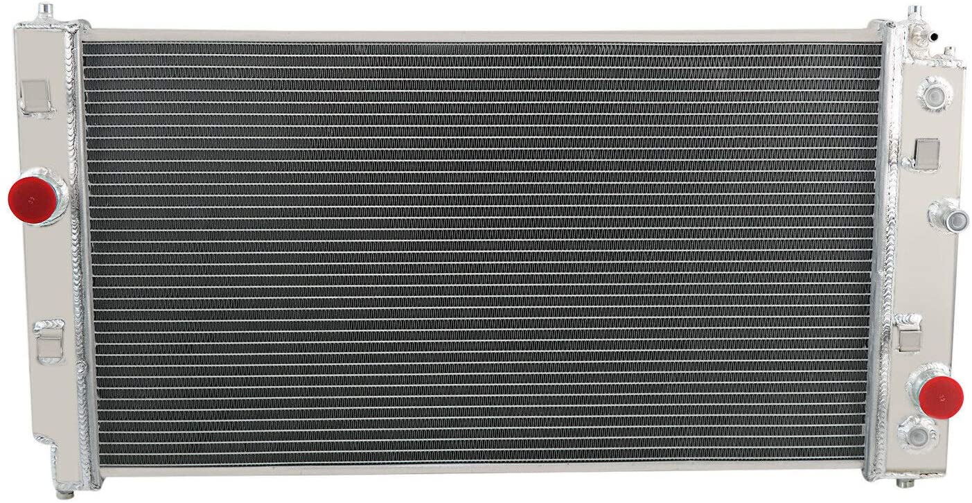 ALLOYWORKS 2 Row Radiator for 1997 1998 1999 2000 2001 2002 2003 Chevy Malibu/Pontiac Grand Am/Cutlass/Alero 2.4L 3.4 V6