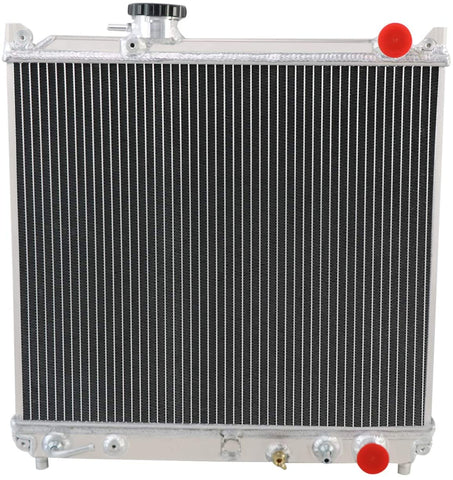CoolingSky 2 Row All Aluminum Radiator for 1993-1998 Suzuki Sidekick Geo Tracker 1.6L 4Cyl