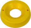 BUNKERWALL Trailer Tongue Jack Wheel Dock for Travel Trailer Jack Caster - High Visibility Yellow