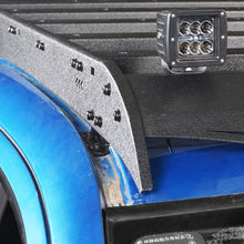 RODEO TRAIL Top Roof Rack Cargo Carrier Compatible with Toyota Tacoma 2/3 Gen 2005-2021 - Textured Steel Roof Rack w/ 4X LED Spotlights