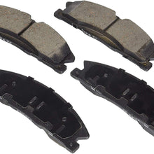 Bosch BE1611H Blue Disc Brake Pad Set with Hardware for Select Ford Explorer, Flex, Taurus and Lincoln MKS, MKT Vehicles - FRONT
