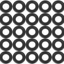 X AUTOHAUX 25pcs M11 Black Oil Drain Plug Gaskets Replacement for GM 12616850 3536966