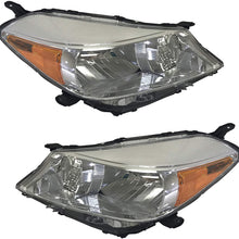 Headlamps for Toyota Yaris Hatchback | 2012 2013 2014 | Driver Passenger Left & Right Replacement Headlights | by AutoModed