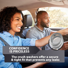 15pcs Oil Drain Plug Crush Rubber Washer Gasket Black Seal – 12mm Replacement for Buick/Cadillac/Chevrolet/GMC/Hummer/Oldsmobile/Pontiac/Saturn - OEM 12616850 Fits for GM 1975-2021 by AUTOMAJOR