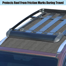 X AUTOHAUX Non-Slip Car Rubber Rooftop Cargo Mat 47"x35" Protective Roof Luggage Rack Travel Luggage Bag