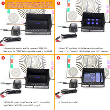 Wireless Backup Camera Kit,Rear View Camera 1080P with 7” HD LCD Monitor, Reverse Cam System Can Work as Dash Cam,Wide Viewing Angle 145°, IR Night Vision,IP69 Waterproof, for RV Trucks Trailer