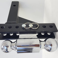 MaxxHaul 70380 Black/Chrome Adjust Dual Ball Mount