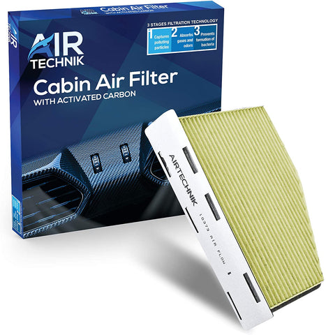 AirTechnik CF10373 Replacement for Audi/VW - Premium PM2.5 Cabin Air Filter w/ Activated Carbon