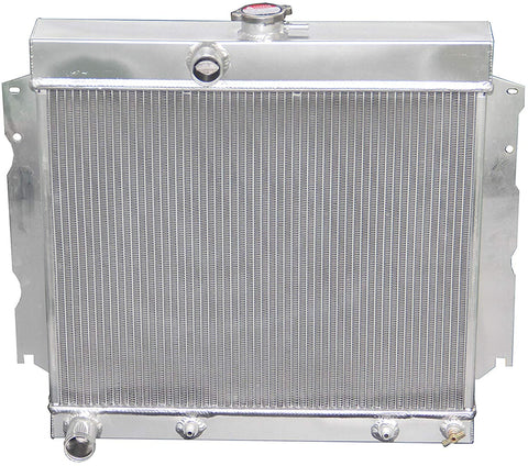 ZC1635 New 3 Rows All Aluminum Radiator Fit 1968-74 Dodge Chrysler Mopar Cars Most Engine