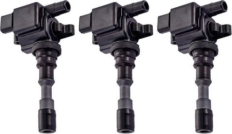 ENA Pack of 3 Ignition Coils Compatible with 2003 2004 2005 2006 Hyundai Santa Fe XG350 Kia Amanti V6 3.5L C1435 UF-439